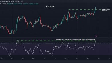 Solana Sobrecomprada Frente a Ethereum: ¡Descubre la Tendencia a la Baja del Ratio BTC-Oro! - Cripto Boom